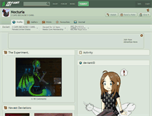 Tablet Screenshot of nocturia.deviantart.com