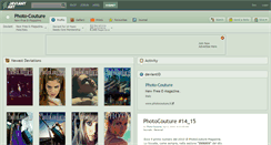 Desktop Screenshot of photo-couture.deviantart.com