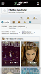 Mobile Screenshot of photo-couture.deviantart.com