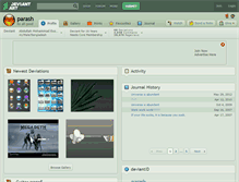 Tablet Screenshot of parash.deviantart.com