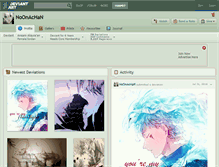 Tablet Screenshot of noonachan.deviantart.com