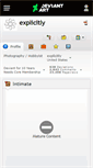 Mobile Screenshot of explicitly.deviantart.com