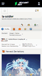 Mobile Screenshot of la-soldier.deviantart.com