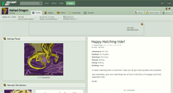 Desktop Screenshot of mahad-dragon.deviantart.com