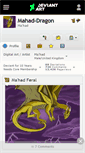 Mobile Screenshot of mahad-dragon.deviantart.com