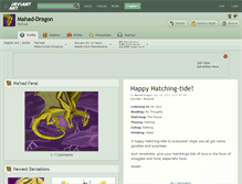 Tablet Screenshot of mahad-dragon.deviantart.com