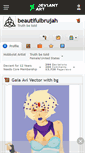 Mobile Screenshot of beautifulbrujah.deviantart.com