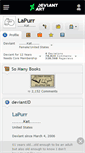 Mobile Screenshot of lapurr.deviantart.com