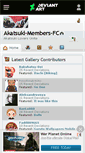 Mobile Screenshot of akatsuki-members-fc.deviantart.com