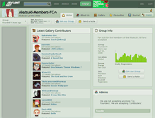 Tablet Screenshot of akatsuki-members-fc.deviantart.com