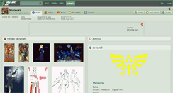Desktop Screenshot of nicondra.deviantart.com