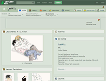 Tablet Screenshot of lesm1z.deviantart.com