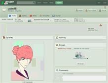Tablet Screenshot of ccain18.deviantart.com