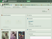 Tablet Screenshot of gamegirl2.deviantart.com