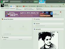 Tablet Screenshot of ahmi.deviantart.com
