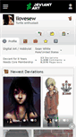 Mobile Screenshot of ilovesew.deviantart.com