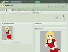 Tablet Screenshot of invader-xen.deviantart.com