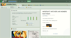 Desktop Screenshot of forbidden-fans.deviantart.com