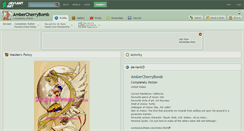 Desktop Screenshot of ambercherrybomb.deviantart.com