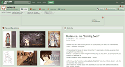 Desktop Screenshot of hailey16.deviantart.com