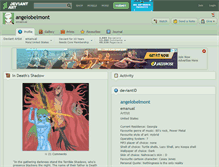 Tablet Screenshot of angelobelmont.deviantart.com