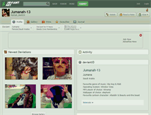 Tablet Screenshot of jumanah-13.deviantart.com