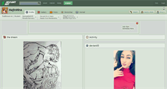 Desktop Screenshot of majinmina.deviantart.com