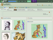 Tablet Screenshot of lyss504813.deviantart.com
