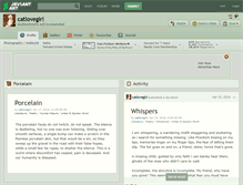 Tablet Screenshot of catlovegirl.deviantart.com