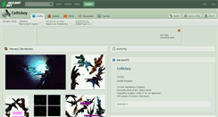 Desktop Screenshot of celticboy.deviantart.com