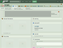 Tablet Screenshot of mv2plz.deviantart.com