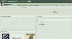 Desktop Screenshot of ericwashburn.deviantart.com