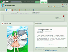 Tablet Screenshot of moonstaranna.deviantart.com