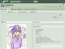 Tablet Screenshot of krystalnexus.deviantart.com