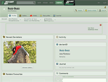 Tablet Screenshot of buzz-buzz.deviantart.com