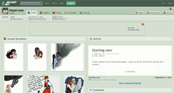 Desktop Screenshot of hazel-rose.deviantart.com