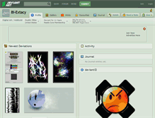 Tablet Screenshot of bi-extacy.deviantart.com