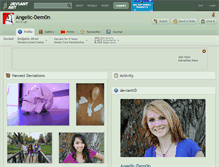 Tablet Screenshot of angelic-dem0n.deviantart.com