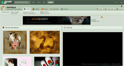 Desktop Screenshot of martukya.deviantart.com