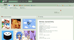 Desktop Screenshot of isnail.deviantart.com