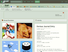 Tablet Screenshot of isnail.deviantart.com