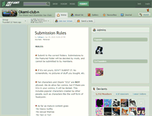 Tablet Screenshot of okami-club.deviantart.com
