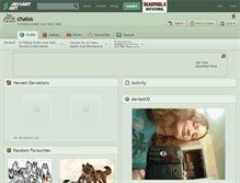 Tablet Screenshot of chaios.deviantart.com