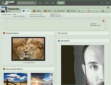 Tablet Screenshot of marazolas.deviantart.com