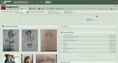 Desktop Screenshot of kingdomo101.deviantart.com