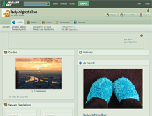 Tablet Screenshot of lady-nightstalker.deviantart.com