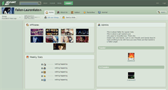 Desktop Screenshot of fallen-laurenkate.deviantart.com