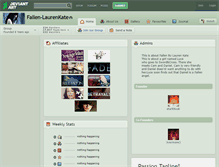 Tablet Screenshot of fallen-laurenkate.deviantart.com