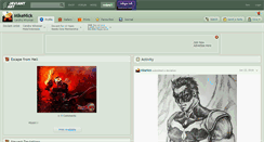 Desktop Screenshot of mikenick.deviantart.com