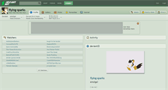 Desktop Screenshot of flying-sparks.deviantart.com